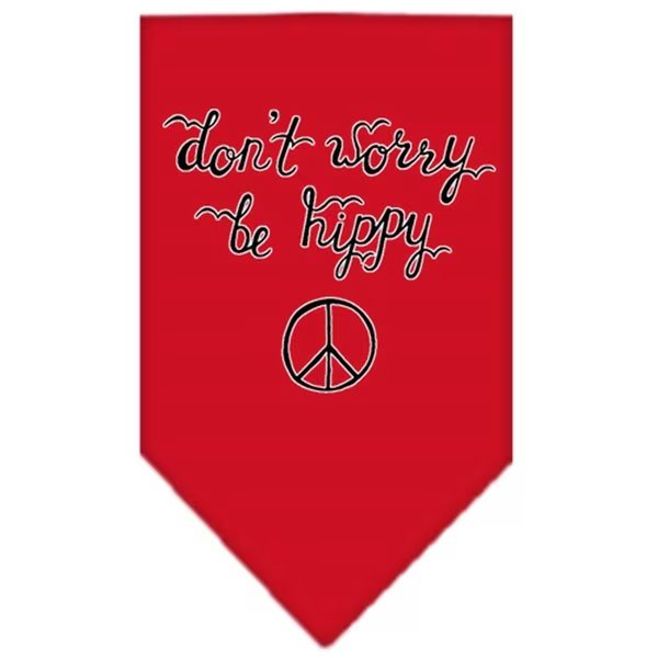 Be Hippy Screen Print BandanaRed Small, Mirage Pet Products, Mfr#: 66-168 SMRD